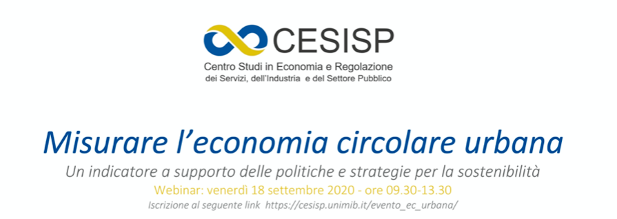 Misurare l'economia circolare urbana